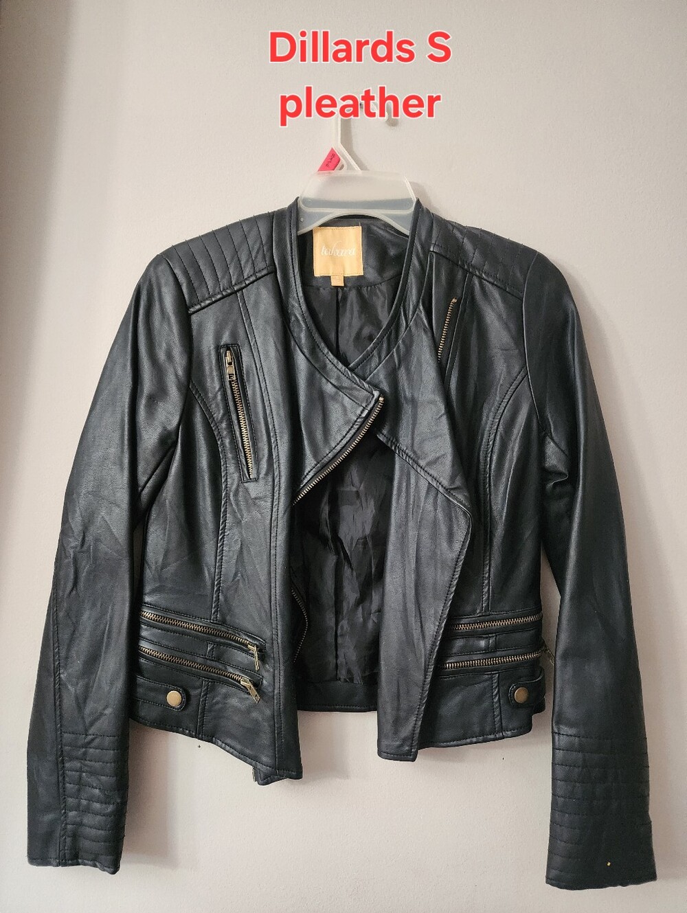 Faux Leather Moto Jacket